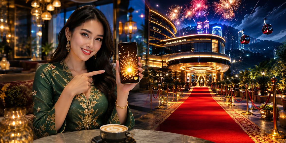 Pengguna dari Genting Highlands mendaftar akaun rm1000 melalui telefon bimbit semasa perayaan Hari Raya
