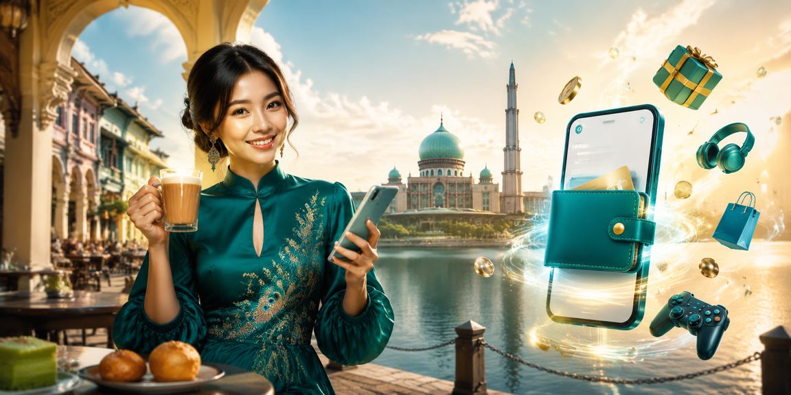 Pemain di Putrajaya membuat deposit untuk permainan jackpot menggunakan telefon pintar dengan mudah
